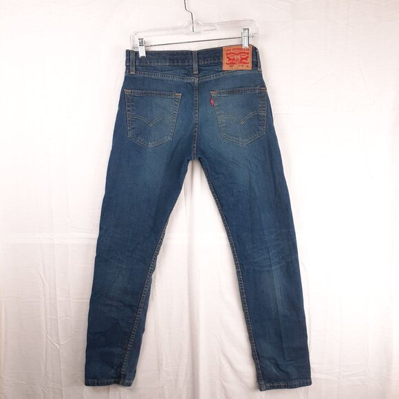 Levis Mens 502 Taper Fit Jeans Size 29W 32L Medium Wash Denim - Picture 2 of 13